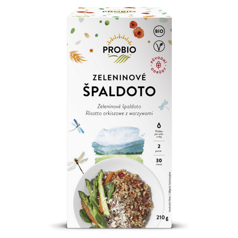 PROBIO Špaldoto zeleninové BIO 210 g