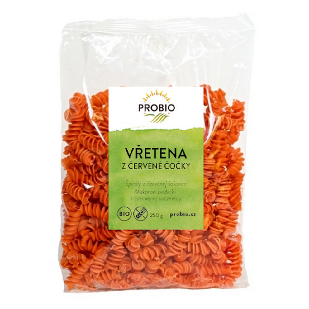 PROBIO Vřetena z červené čočky BIO 250 g