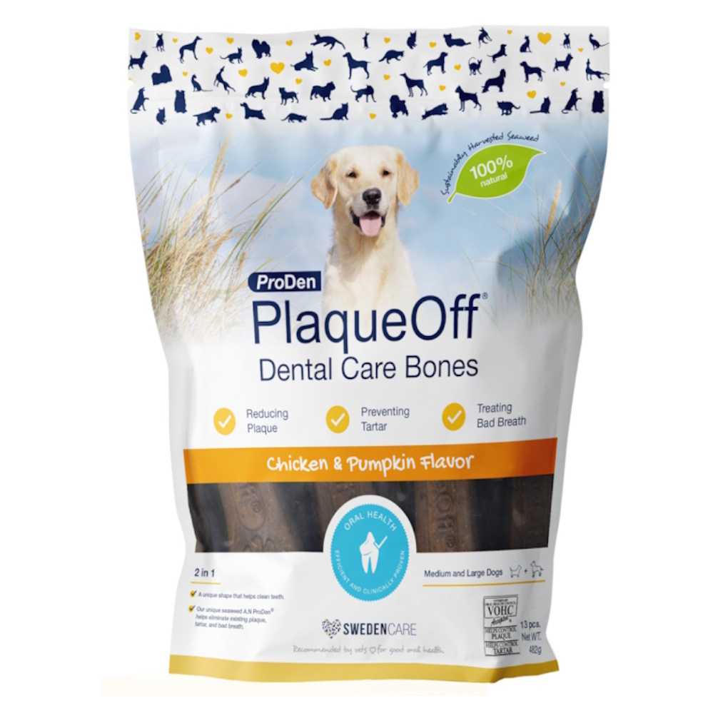 PRODEN Plaqueoff™ dental bones kuřecí 482 g