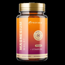 PROFIBIO Magnesium Malate PREMIUM 1000 mg + vitamín B6, 90 kapslí