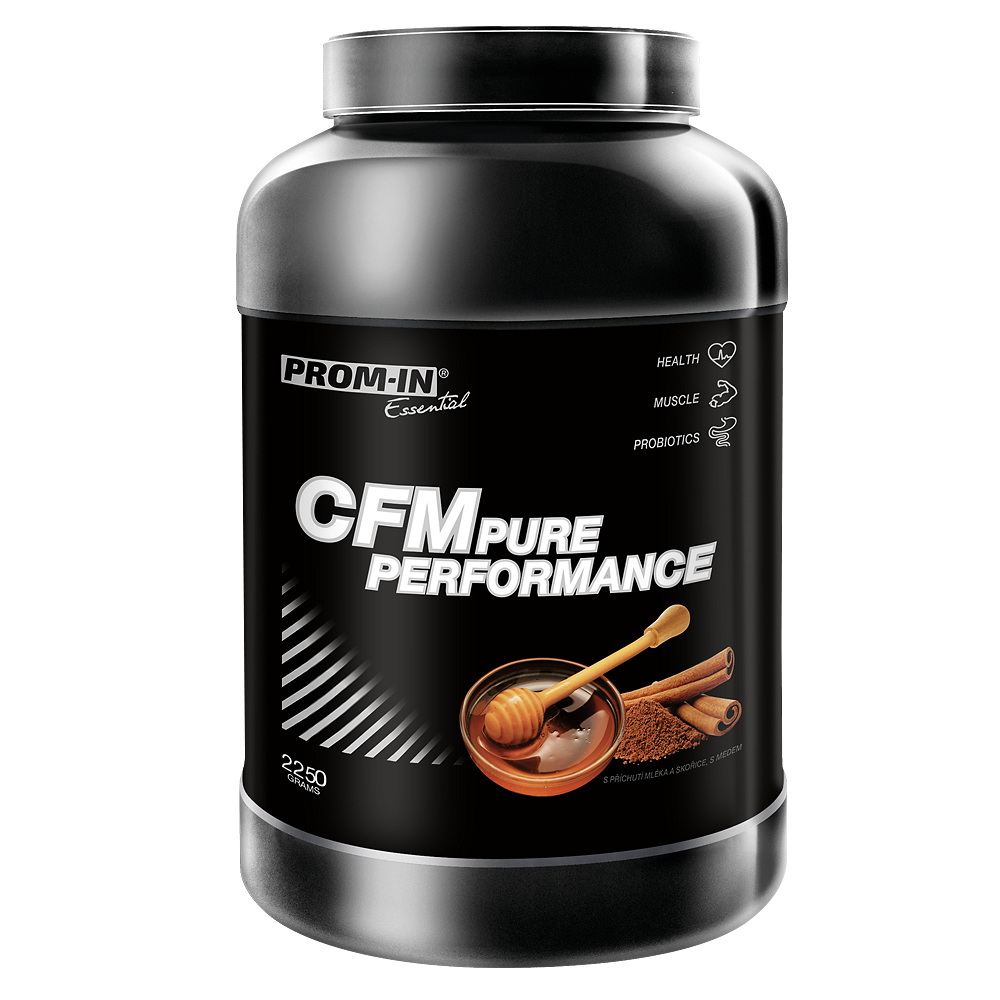 PROM-IN CFM Pure Performance mléko s medem a skořicí 2250 g