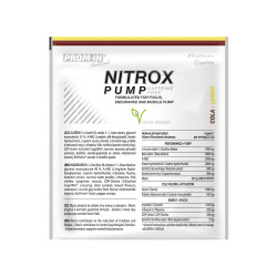 PROM-IN Nitrox Pump caffeine free clean 23,5 g cola-lemon