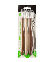Promis Zubní kartáček Soft 3 ks Wood Love