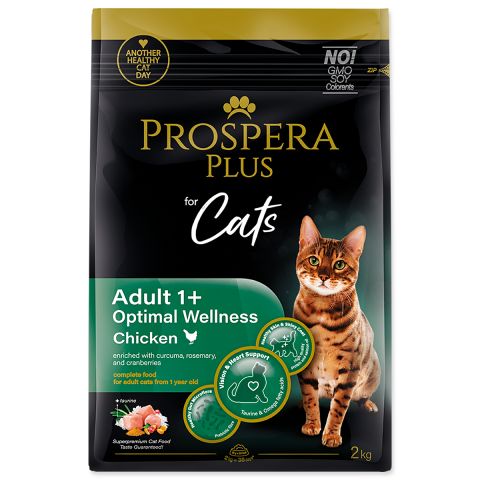 PROSPERA Plus Adult 1+ Optimal Wellness kuře 2 kg