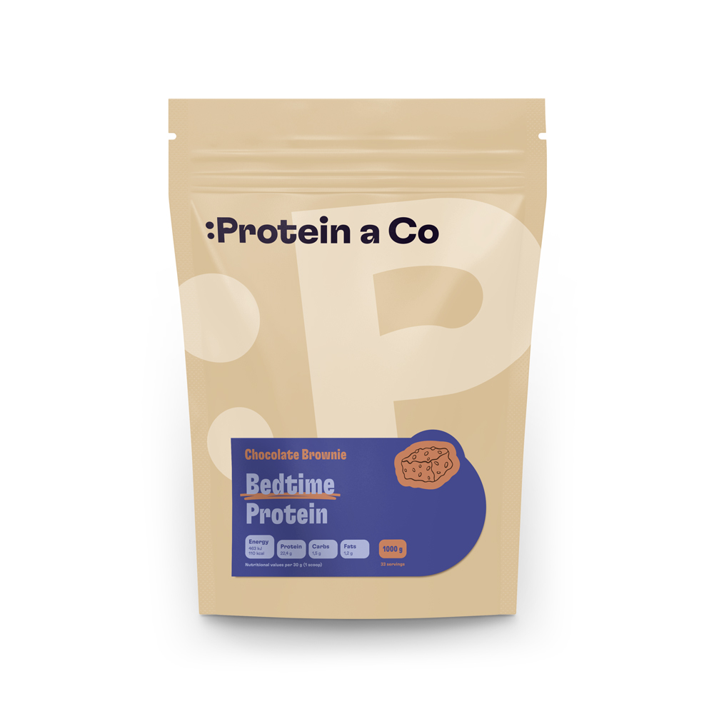 Protein a Co BEDTIME PROTEIN, 1kg Chocolate brownie
