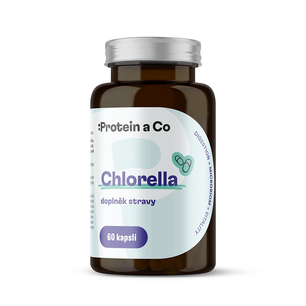Protein a Co Chlorella – 60 kapslí