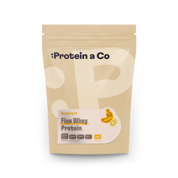 Protein a Co Protein Fine whey slazený stévií 1000 g Banana split