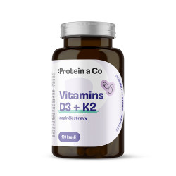 Protein a Co Vitamin D3 + K2 120 kapslí