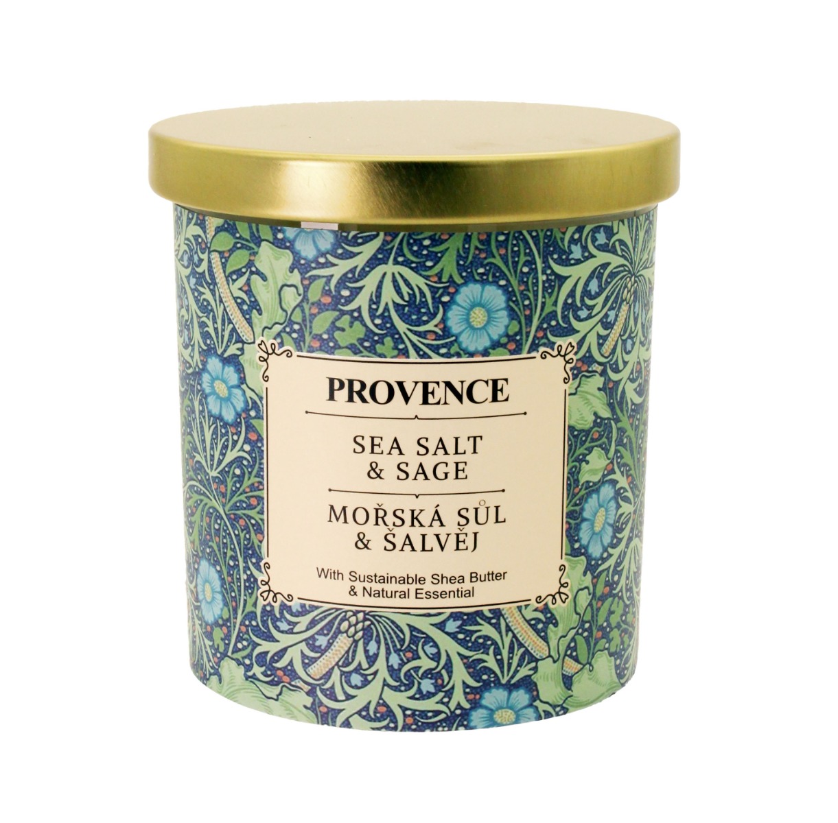 Provence Svíčka ve skle Mořská sůl a šalvěj 206 g