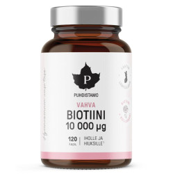 Puhdistamo Biotin Strong 10 000 µg 120 kapslí