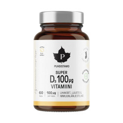 PUHDISTAMO Super vitamin D 4000iu 60 kapslí