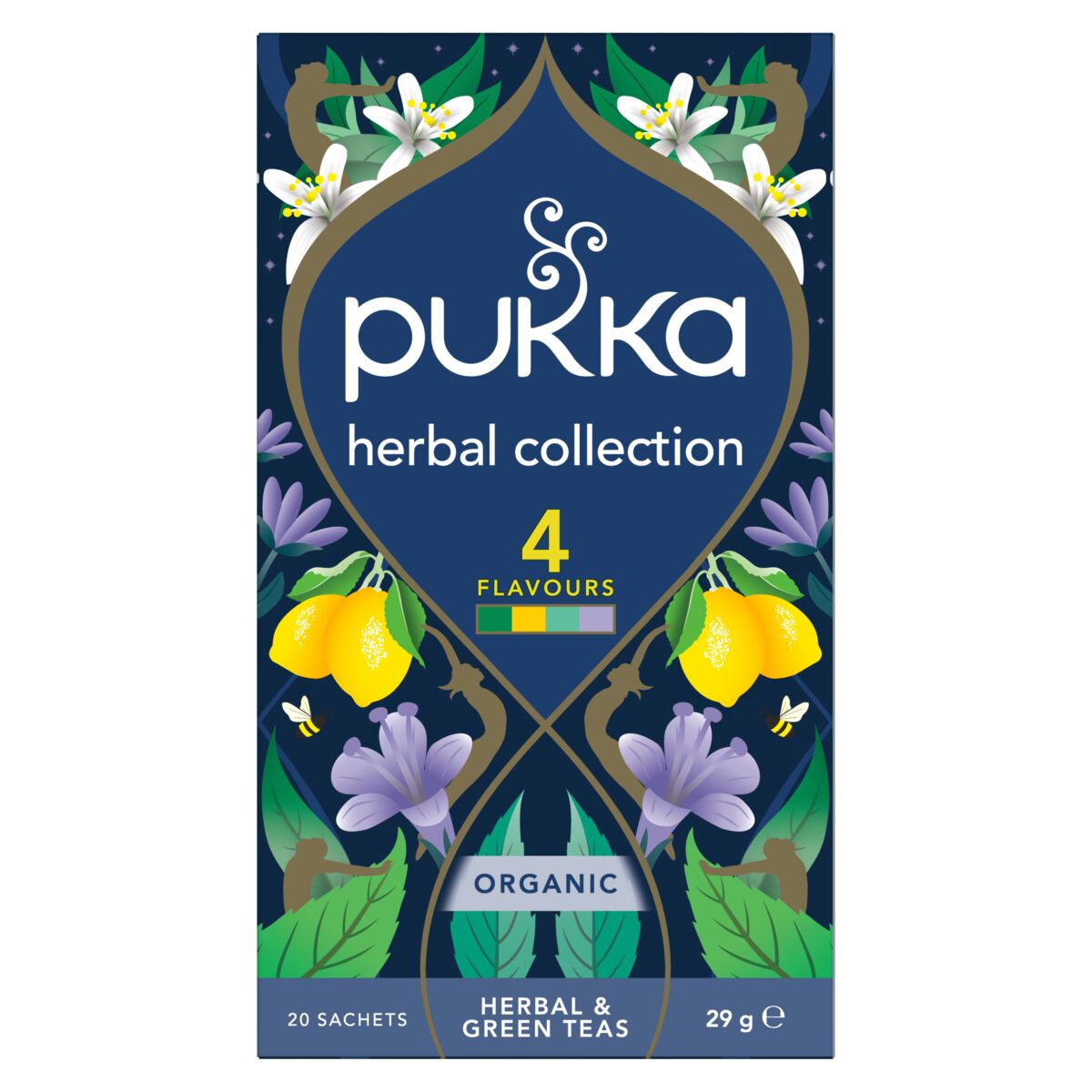 Pukka BIO Herbal Collection porcovaný čaj 4 příchutě 20 sáčků