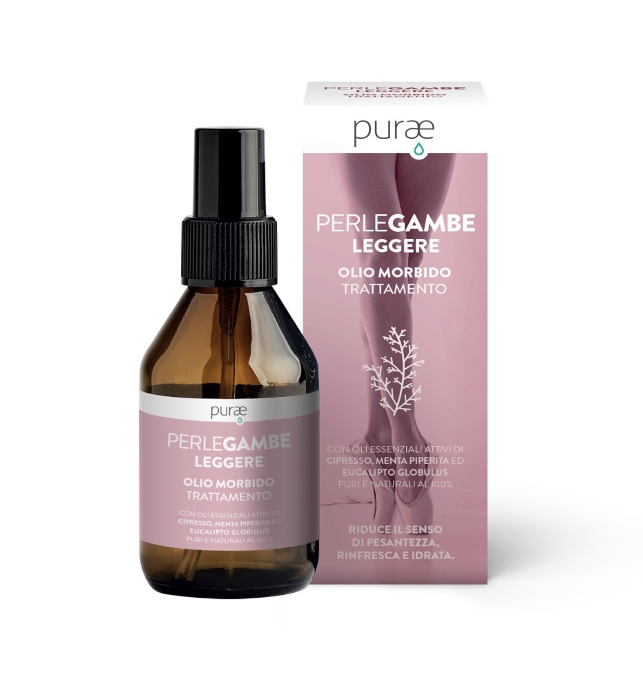 Purae Perlegambe Suchý olej na těžké nohy s esenciálními oleji 100 ml