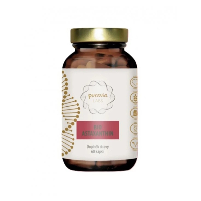 PURAVIA LABS BIOASTAXANTHIN 8 mg 60 kapslí