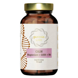 PURAVIA LABS Calm magnesium + Gaba + B6 90 kapslí