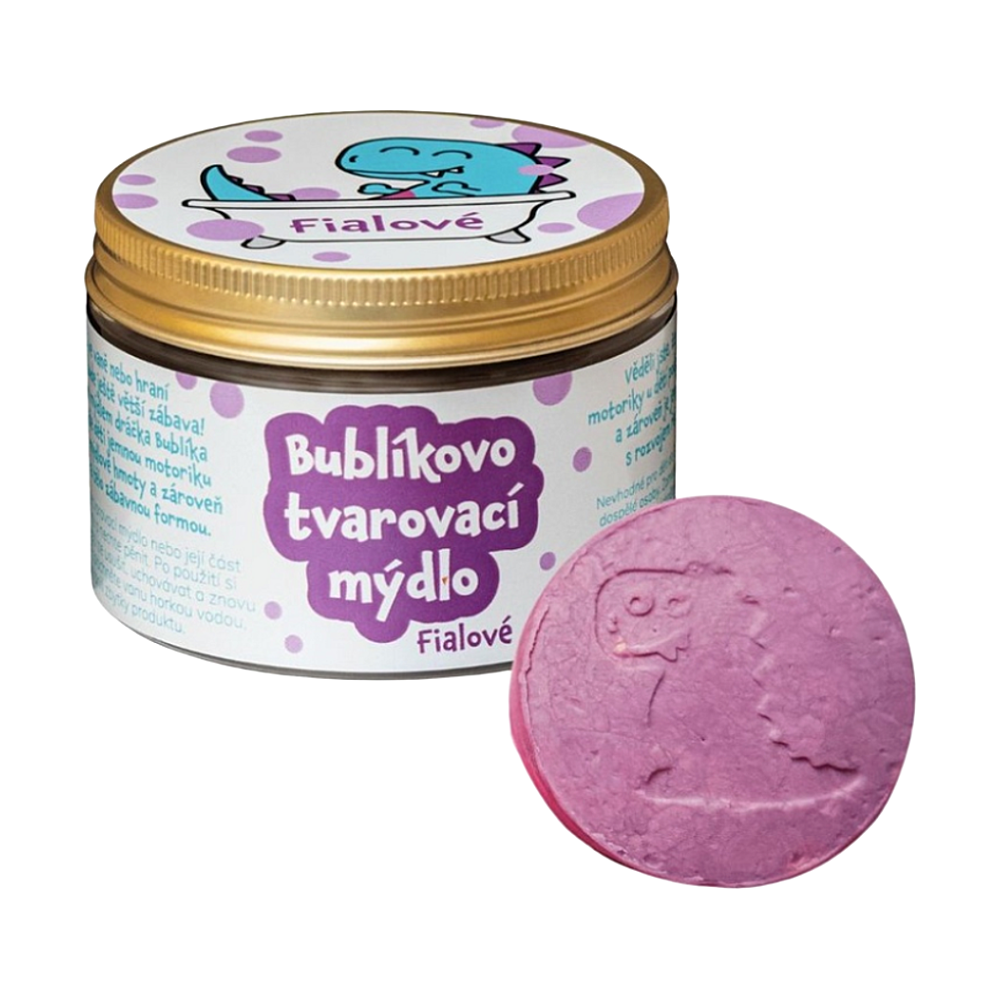 PURE HARMONY Bublíkovo tvarovací mýdlo fialové 100 g
