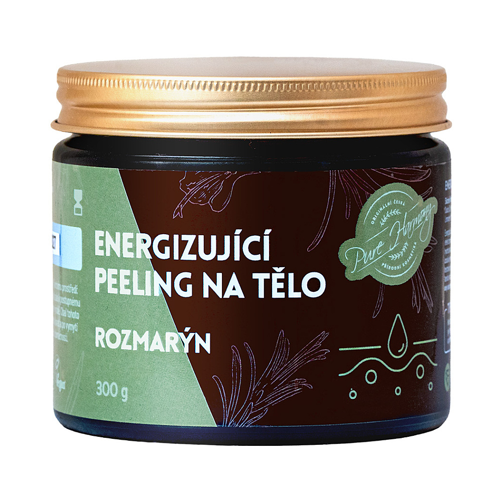 PURE HARMONY Energizující peeling na tělo rozmarýn 300 g