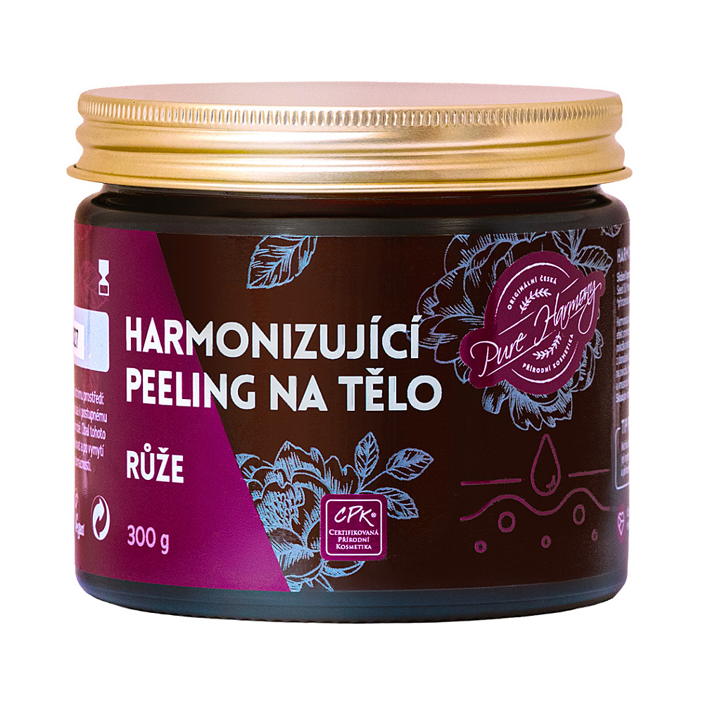 PURE HARMONY Harmonizující peeling na tělo růže 300 g