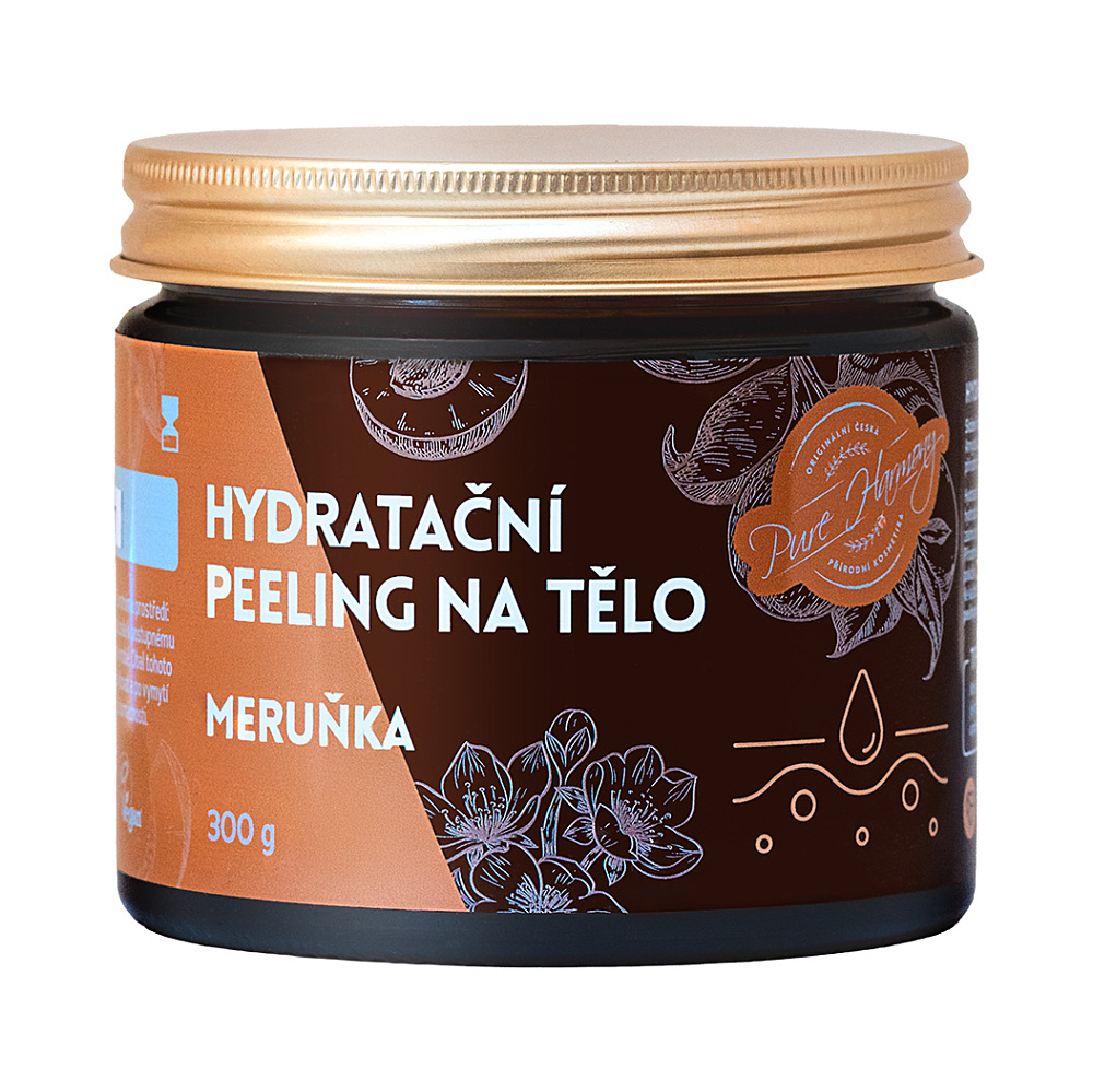 PURE HARMONY Hydratační peeling na tělo meruňka 300 g