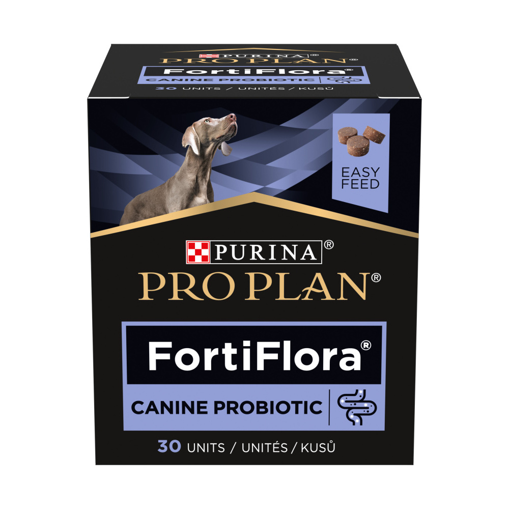 PURINA Pro Plan Fortiflora Canine Probiotic 30 žvýkacích tablet