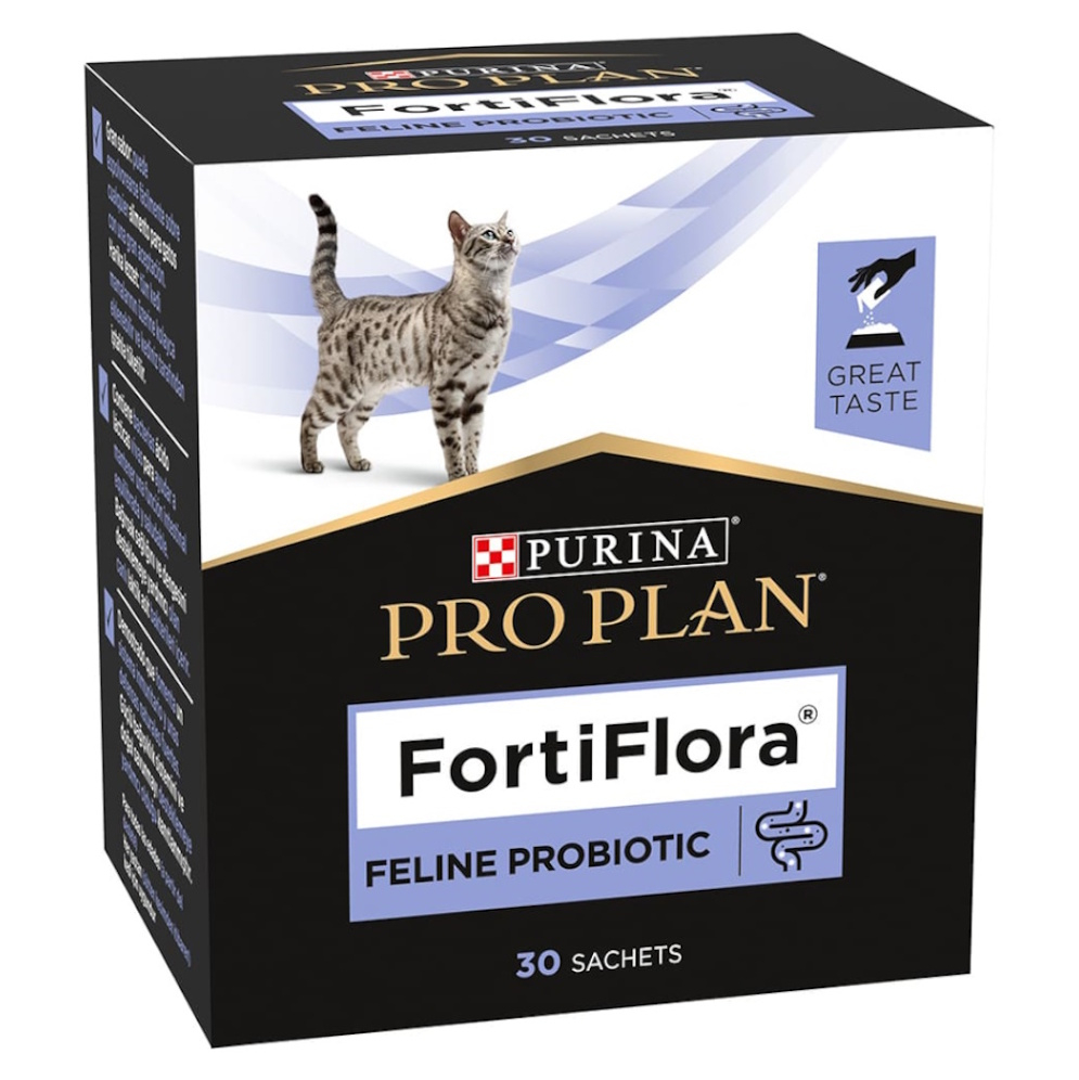 PURINA PRO PLAN Vet Diets FortiFlora probiotikum pro kočky 30x1 g