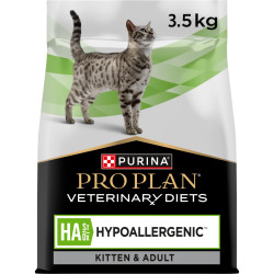 Purina Pro Plan Veterinární diety HA Hypoallergenic granule pro kočku 3,5 kg
