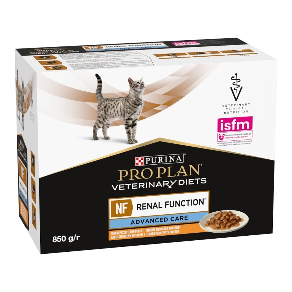 PURINA Pro Plan Veterinary Diets NF Renal Function kapsičky pro kočky 10x85 g