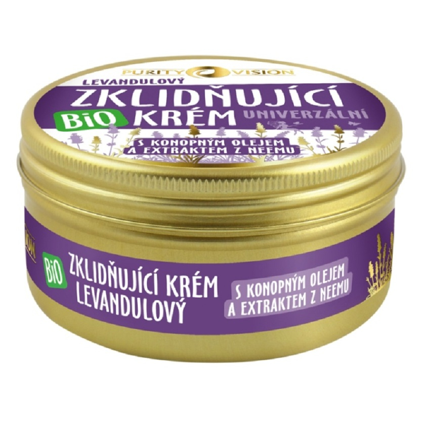 PURITY VISION Bio Levandulový Zklidňující krém univerzální 100 ml
