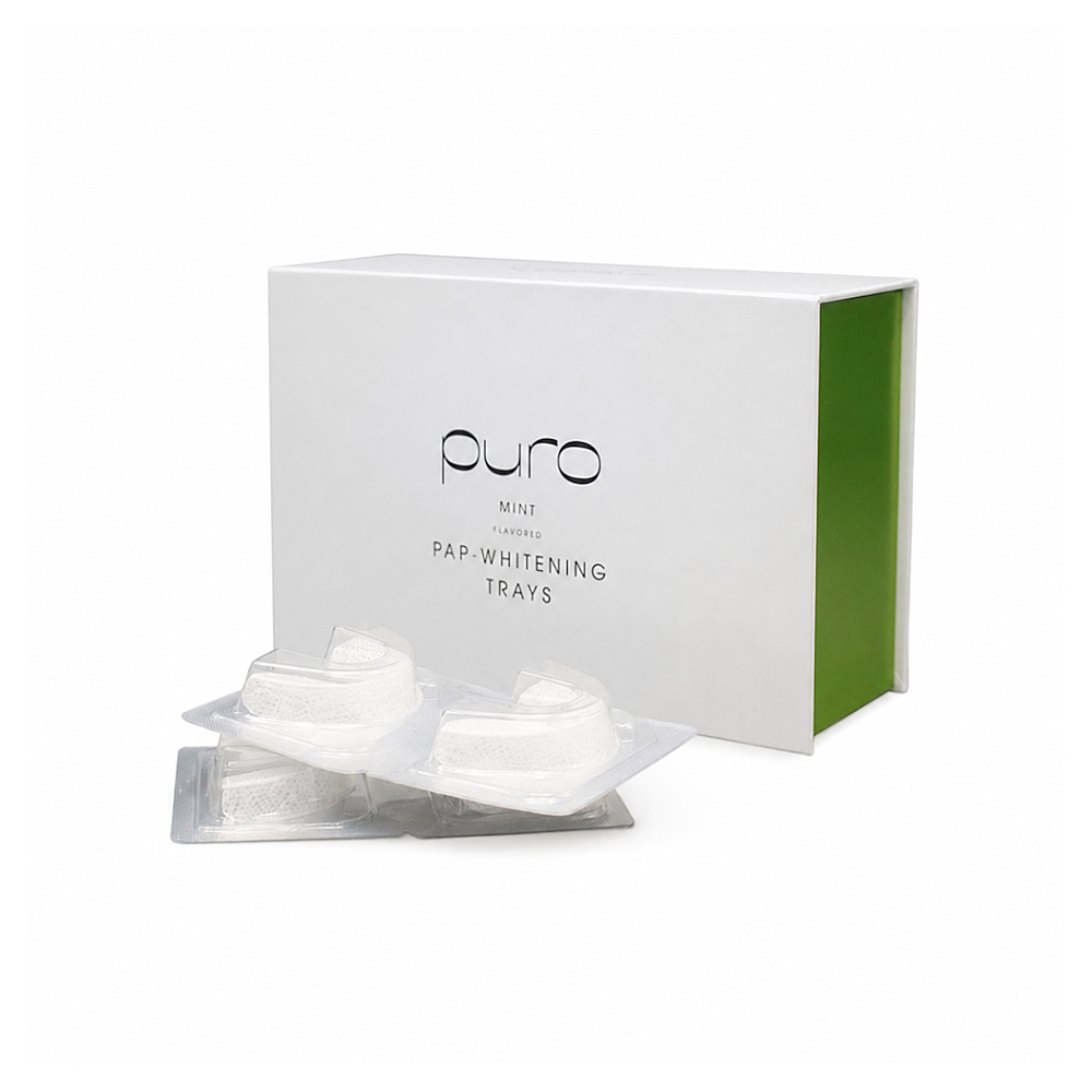 PURO PAP Whitening Trays 15% sada pro domácí bělení mint 5 párů