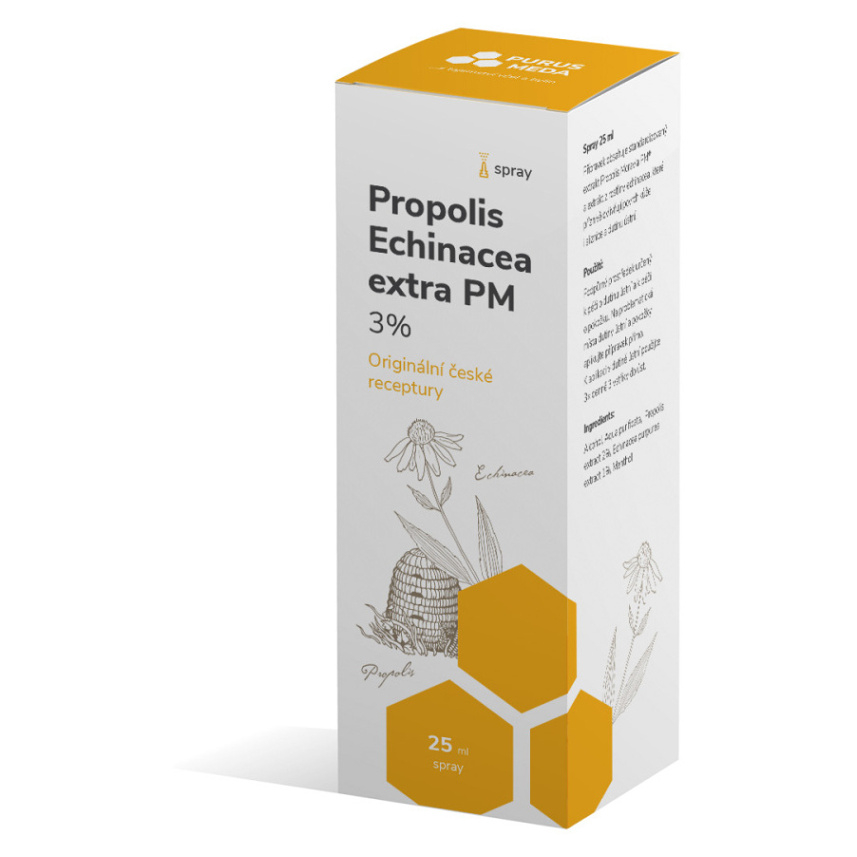PURUS MEDA Propolis Echinacea extra 3% spray 25 ml