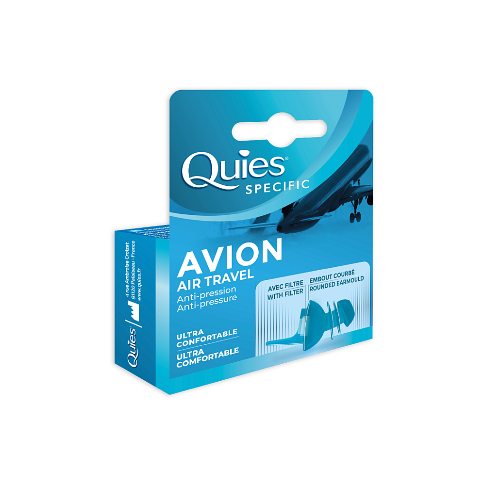 QUIES Ochrana uší do letadla 1 pár
