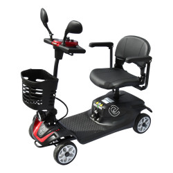 Racceway Elektrický čtyřkolový vozík SOLID, vínový