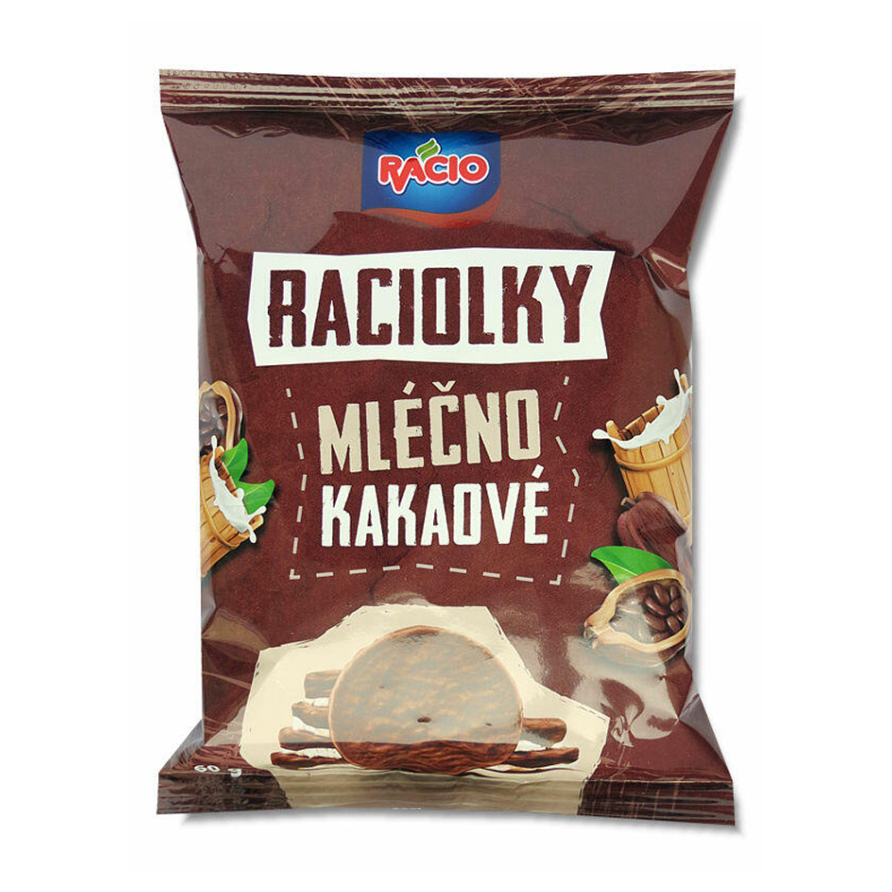 RACIO Raciolky mléčnokakaové 60 g