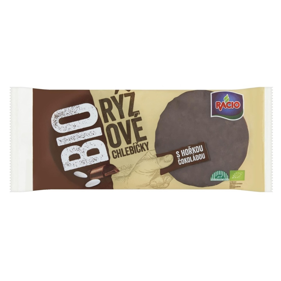RACIO Rýžové s hořkou čokoládou BIO 100 g