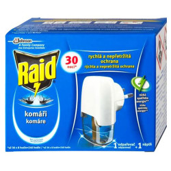 RAID elektrický odpařovač s tekutou náplní 30 nocí 1+21ml