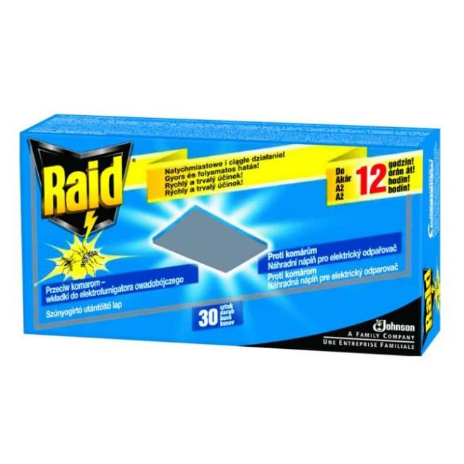 RAID Náhradní náplň pro elektrický odpařovač 30 ks