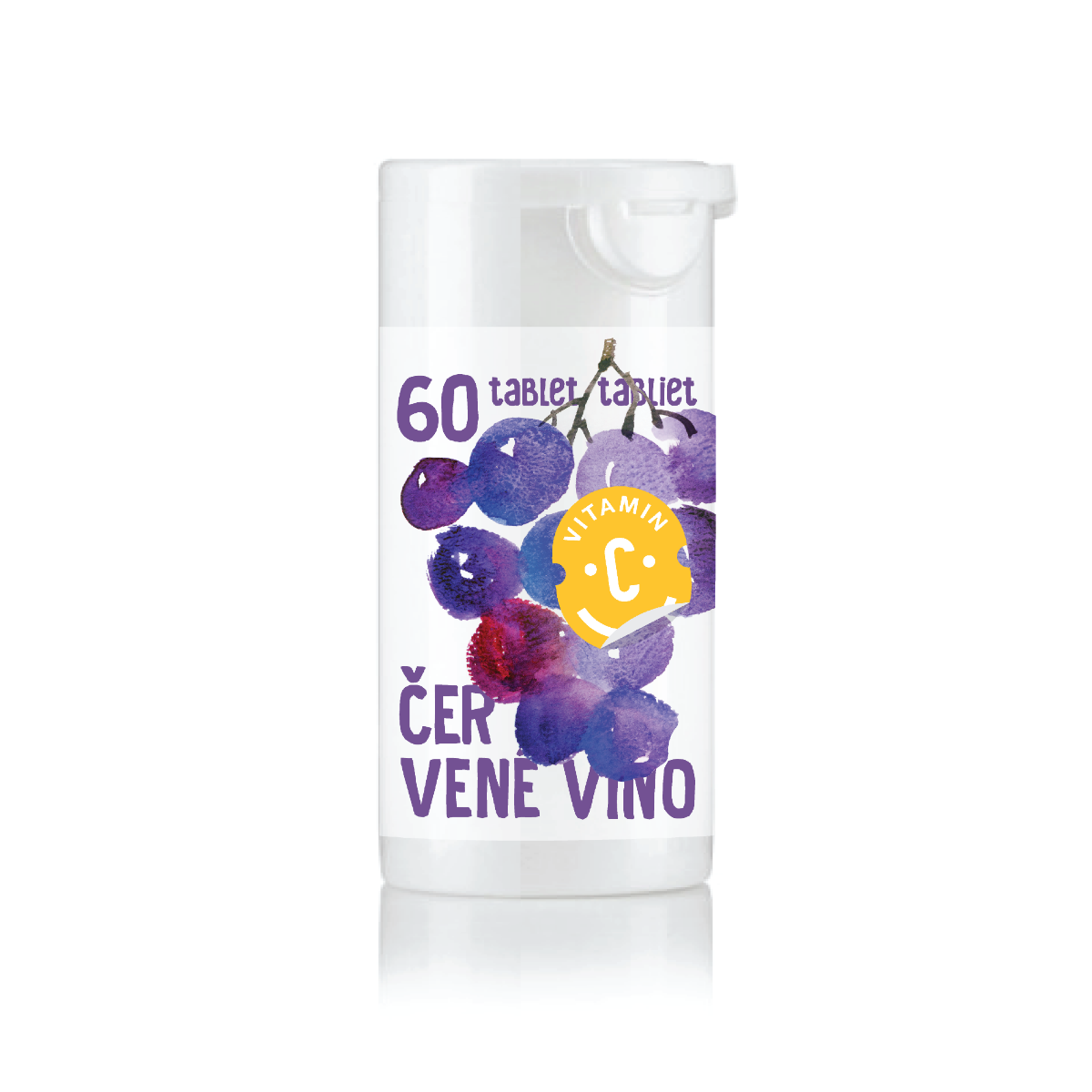 Rapeto C-Vitamin 200 mg červené víno se sukralózou 60 tablet