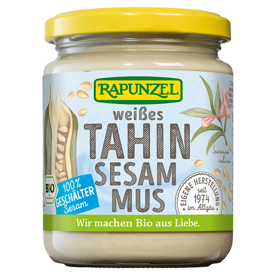 RAPUNZEL Bílé tahini 100% sezamová pasta BIO 250 g