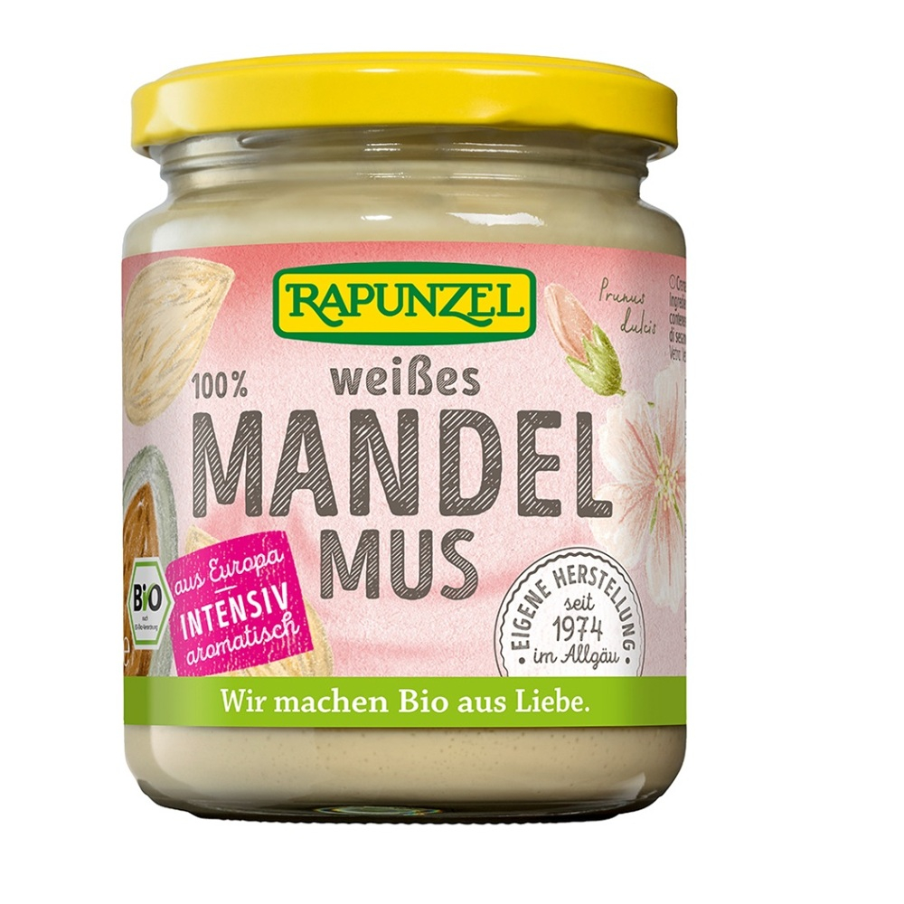 RAPUNZEL Pasta z nepražených mandlí Evropa 100%  BIO 250 g