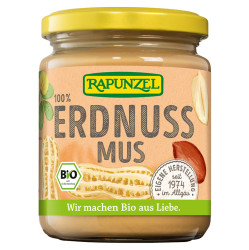 RAPUNZEL100% arašídová pasta jemná BIO 250 g