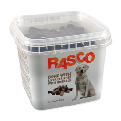Rasco Pochoutka kost kalciová s játry 2,5 cm 550 g