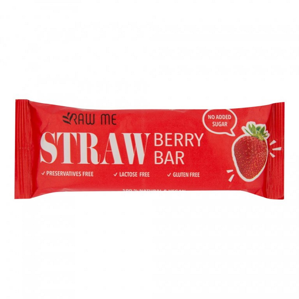 RAW ME Tyčinka s mrazem sušeným ovocem jahoda 42 g