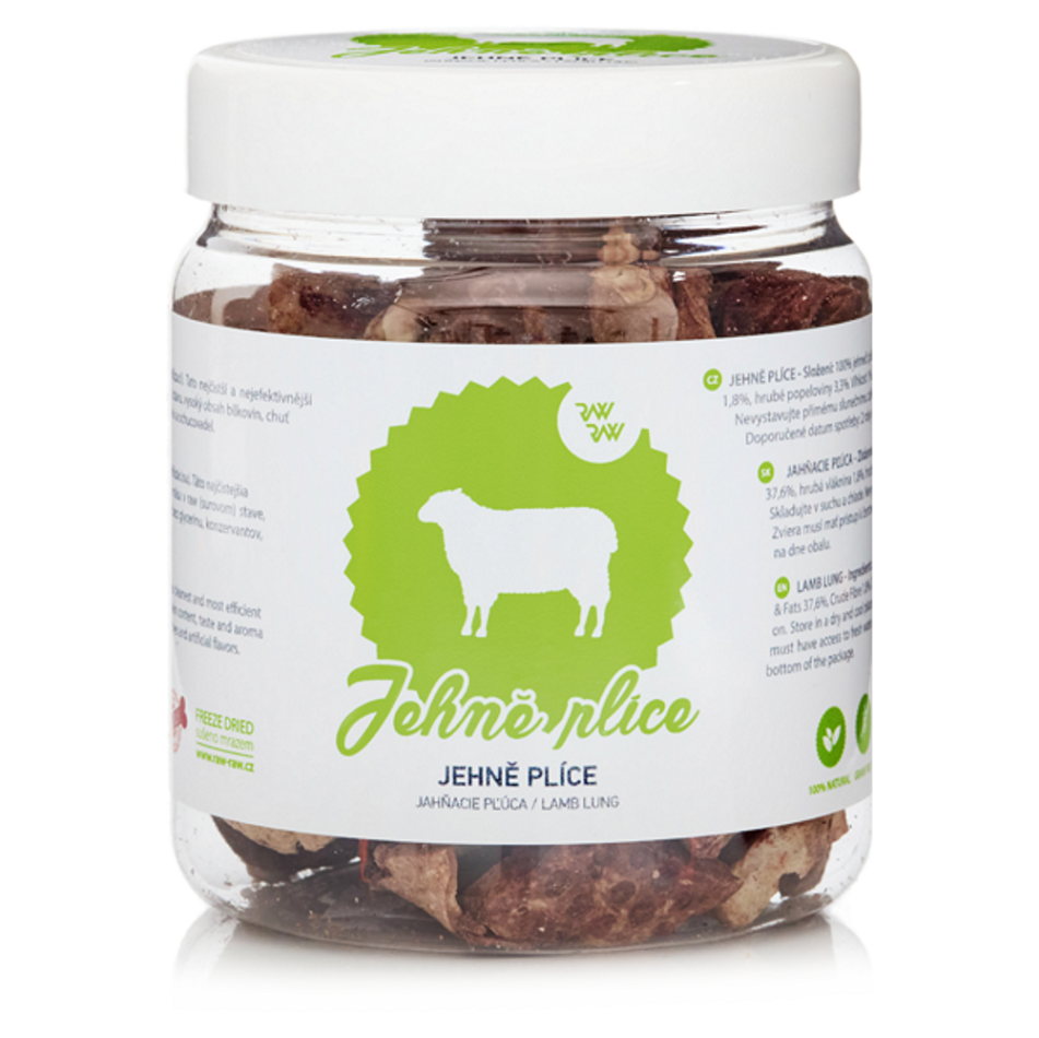 RAW RAW Pochoutka mrazem sušené jehně plíce 50 g