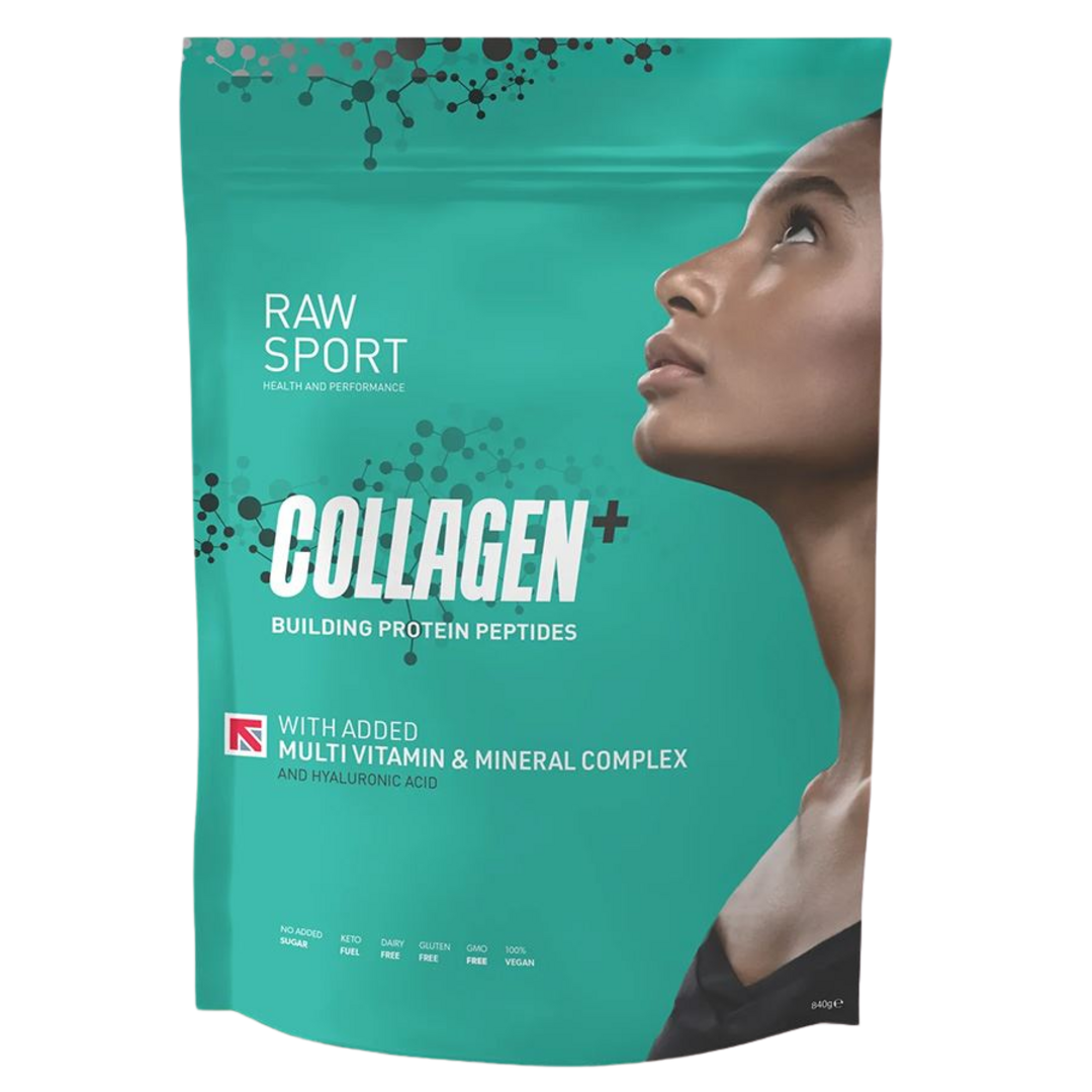 Raw Sport Collagen Building Protein Peptides 840g - čokoláda, vanilka