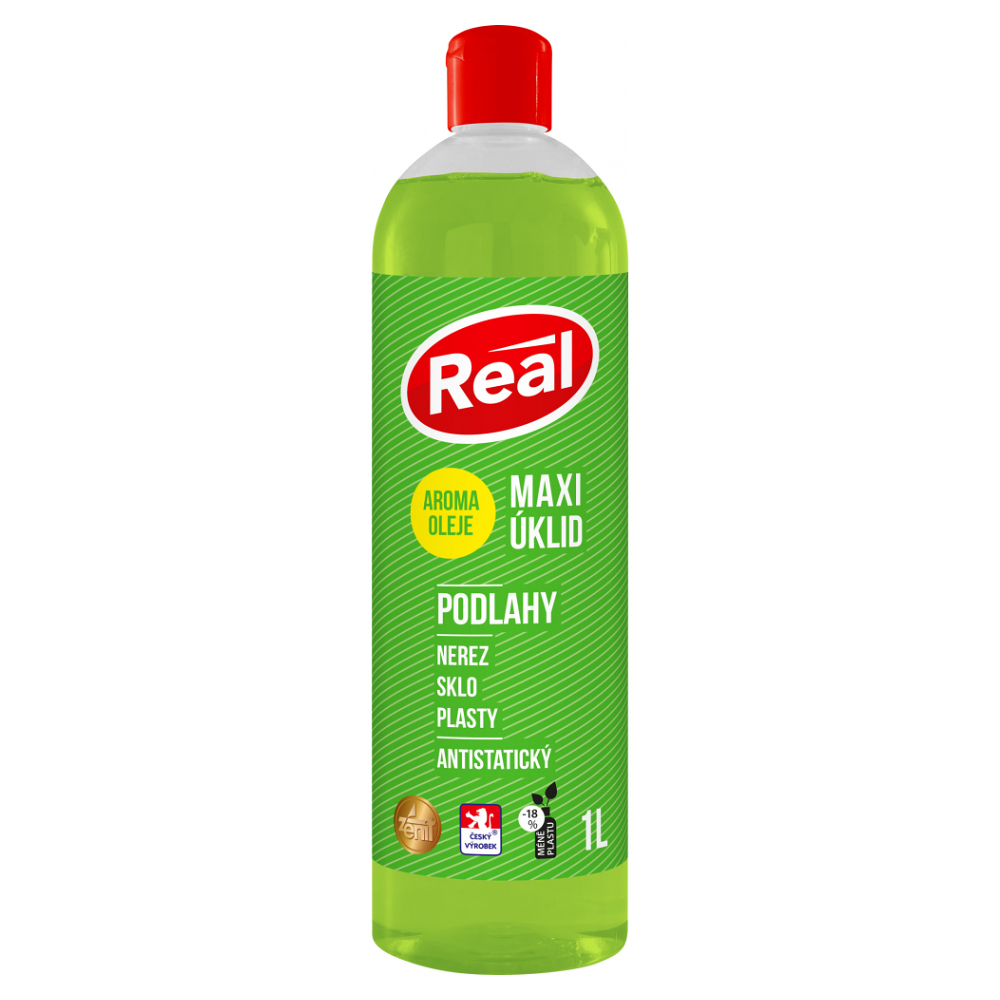 REAL Maxi Antistatic Aromatherapy Pomeranč a cedr 1 l