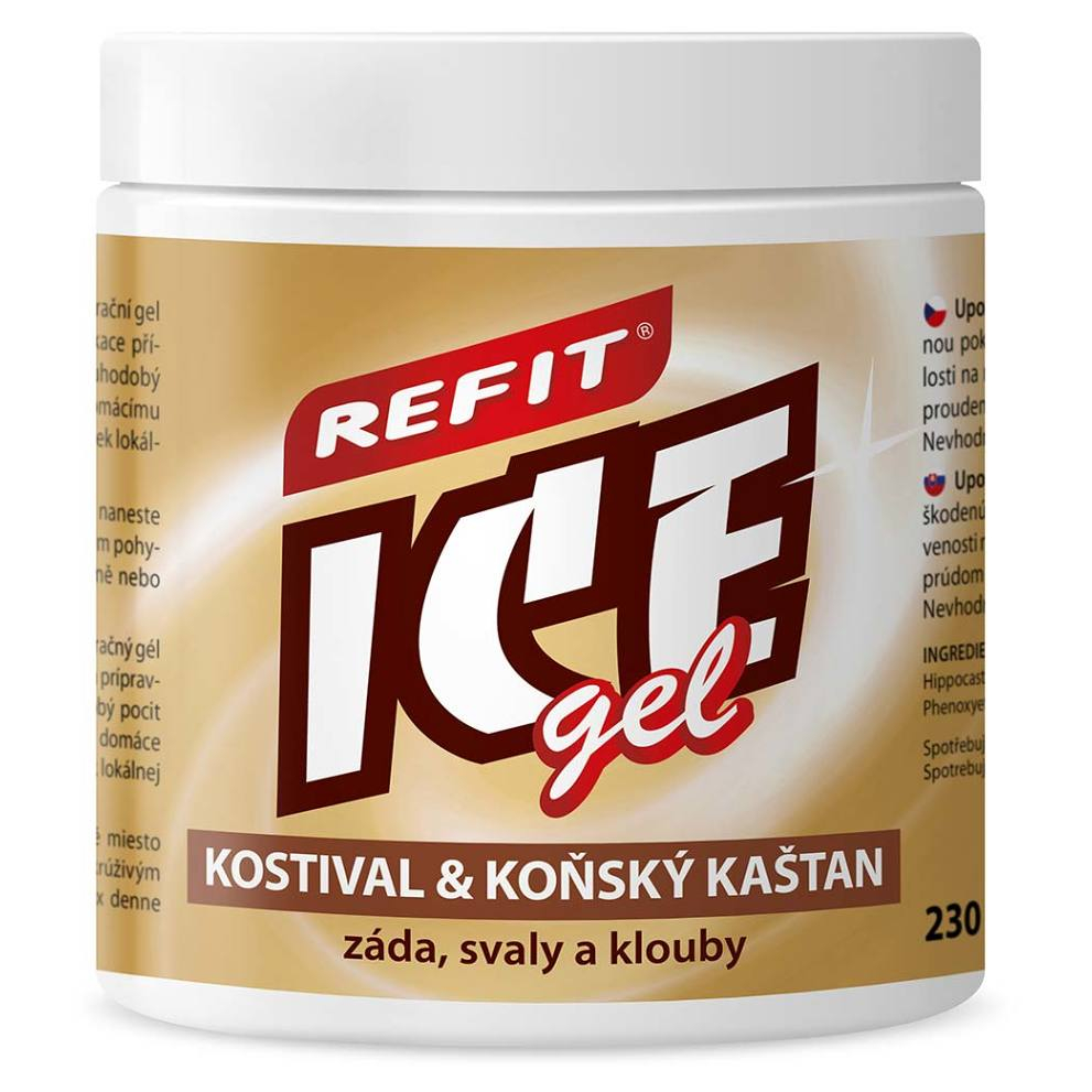 Refit Ice gel s kostivalem a kaštanem 230 ml hnědý