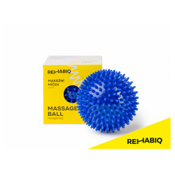 REHABIQ Masážní míček ježek modrý 10 cm