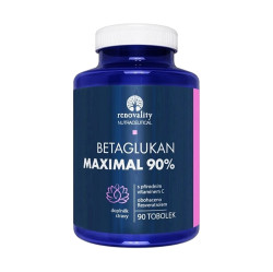 RENOVALITY Betaglukan 90% Maximal s Vitamínem C 90 tobolek