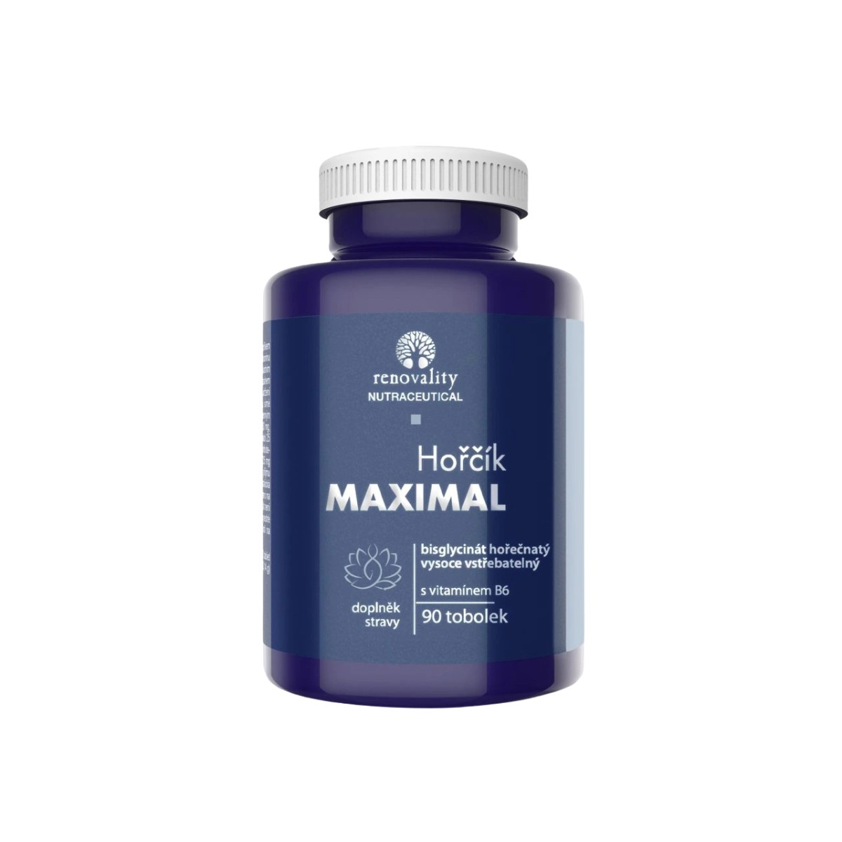 Renovality Hořčík MAXIMAL s vitamínem B6 90 tobolek