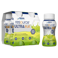 RESOURCE Ultra Fruit Jablko příchuť.por.sol. 4 x 200 ml